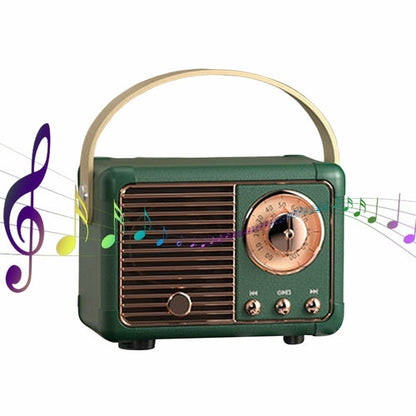 Bluetooth kompakter Retro-Lautsprecher mit Radio