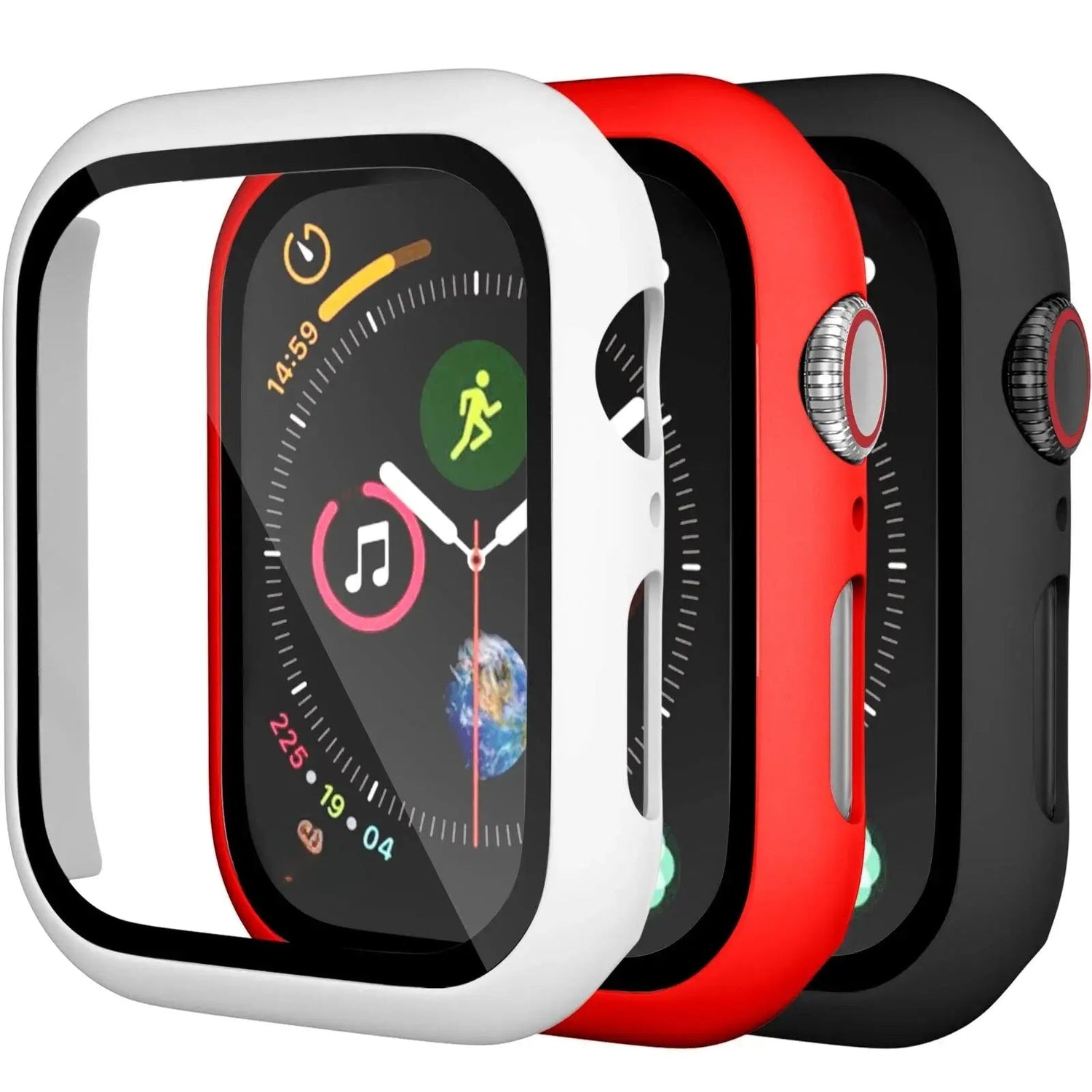 Ultimative Displayschutzhüllen für die Apple Watch – 3er-Pack – kompatibel mit Series 9 und Ultra 2