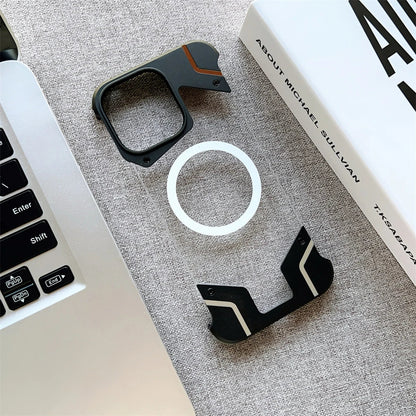 Magnetisches Titan Kein Rahmen iPhone 16 Hülle