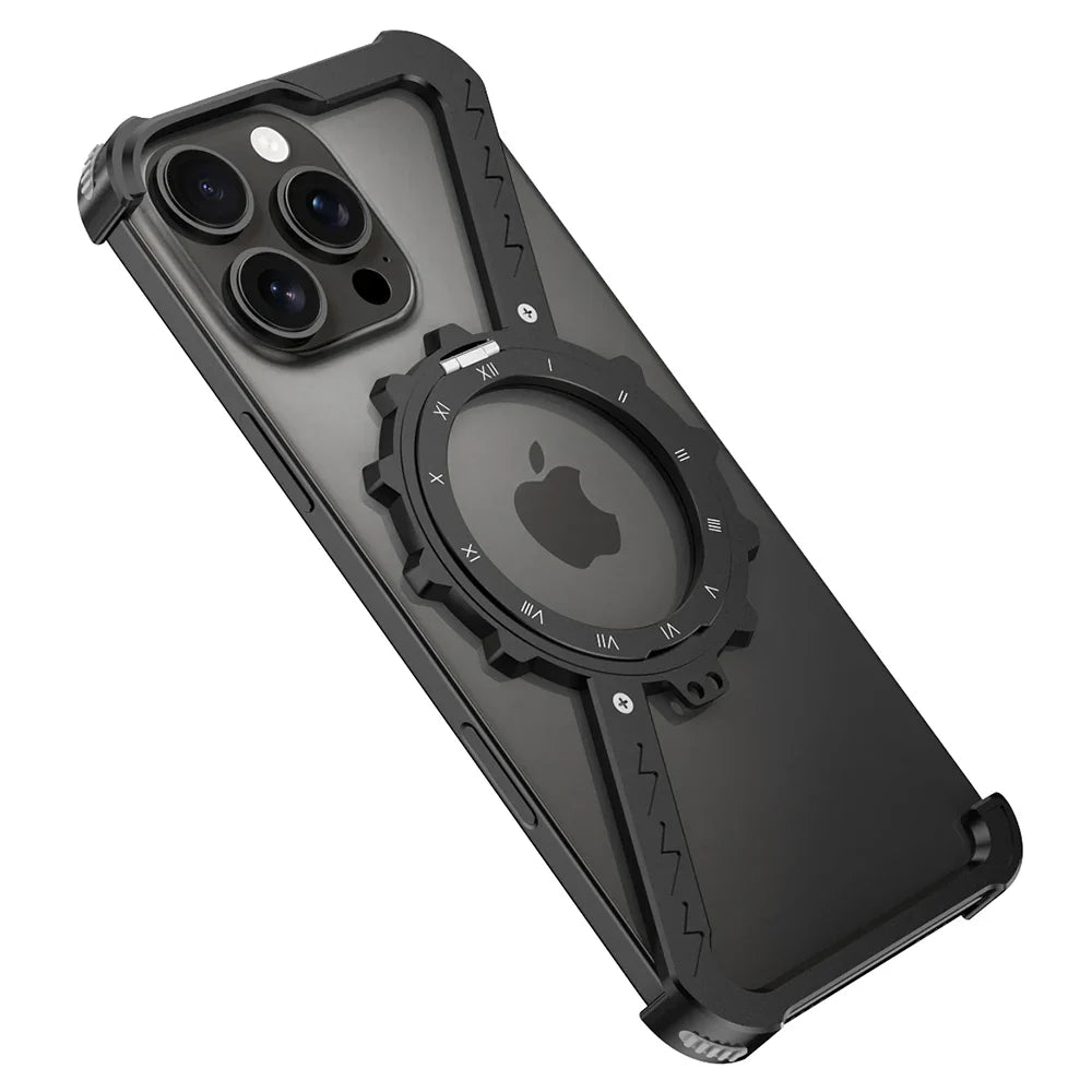 360° Rotierende MagSafe-Hülle mit Z-Shock-Rüstung für iPhone