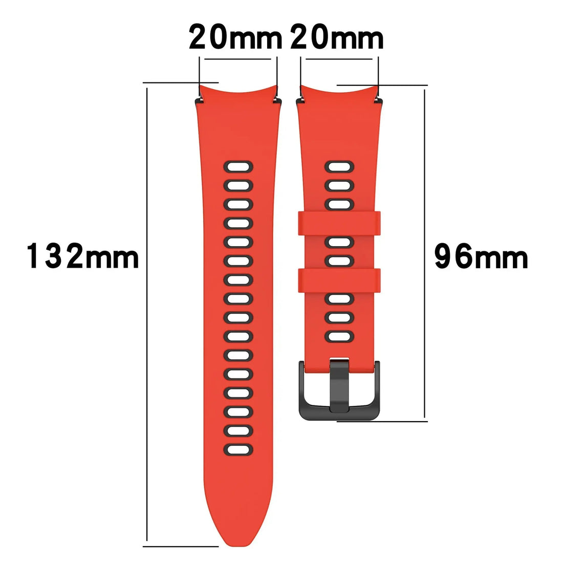 HydroFlex Pro wasserdichtes Silikon-Aktivarmband für Samsung Galaxy Watch 5 &amp; 6