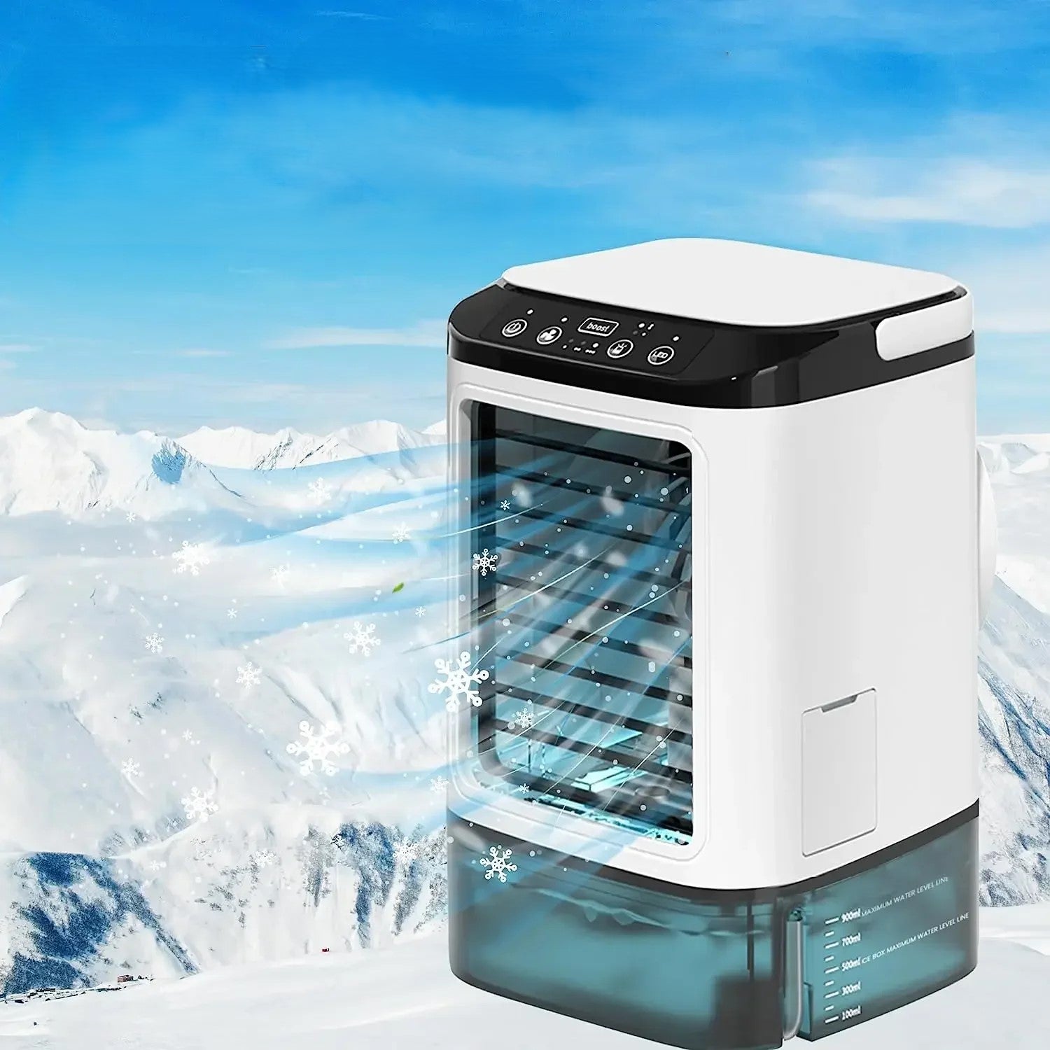 Ultraschallzerstäubung Dual Spray Tragbare Klimaanlage