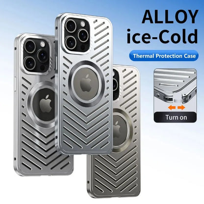 Luxuriöse Magnetische Kühlhülle für iPhone 13-16 Pro Max