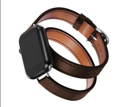 LuxeLeather Wrap-Armband für Apple Watch Series 9 &amp; Ultra 2