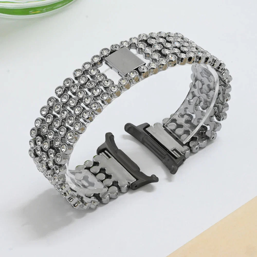 Elegante Diamant Metall Armband für Samsung Galaxy Watch 7 Ultra 47mm