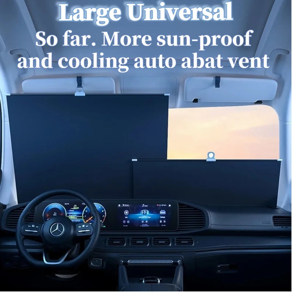 Einziehbare Anti-UV-Licht Auto Windschutzscheiben Sonnenblende