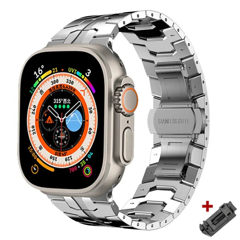 Premium Edelstahlarmband für Apple Watch Series 9 | Ultra 2