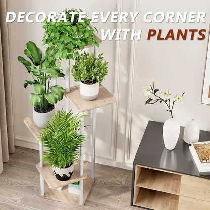 Indoor Metall Pflanzenständer: 5-Tier Ecke Blumenanzeige