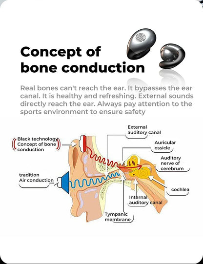 Zelara Super Leichtgewichtig Knochenleitung Bluetooth Drahtlose Sport Ohrhörer Kopfhörer