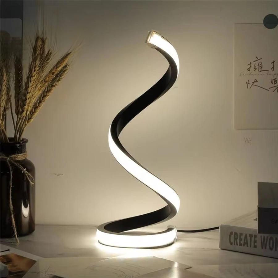 Spirale Moderne | Schreibtischlampe mit dimmbarer Intensität