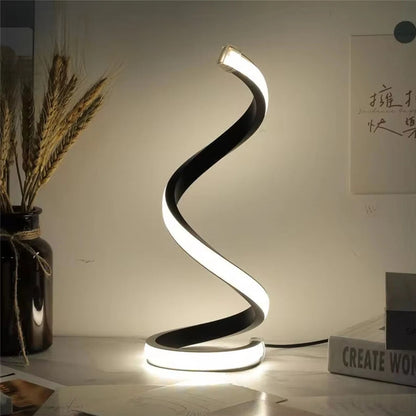 Spirale Moderne | Schreibtischlampe mit dimmbarer Intensität