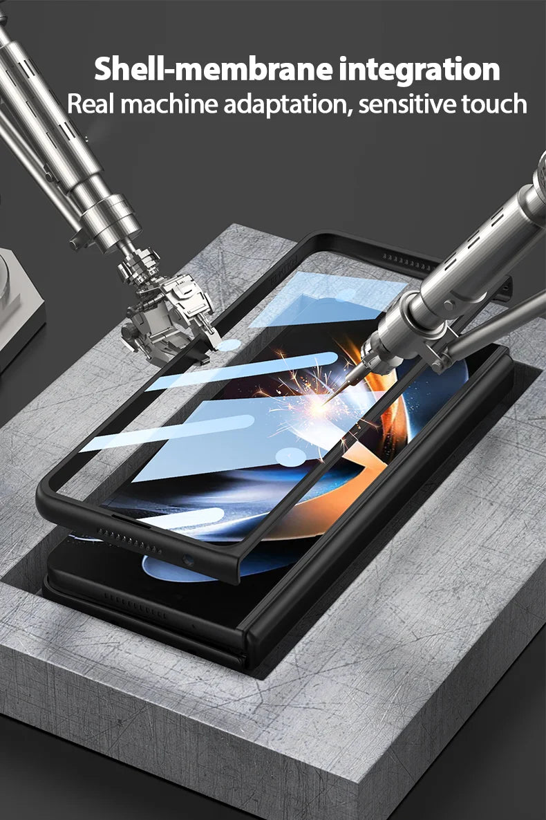 Zelara Ultra Dünne Magnetische Hülle Für Samsung Galaxy Z Fold 3 4 5 Serie