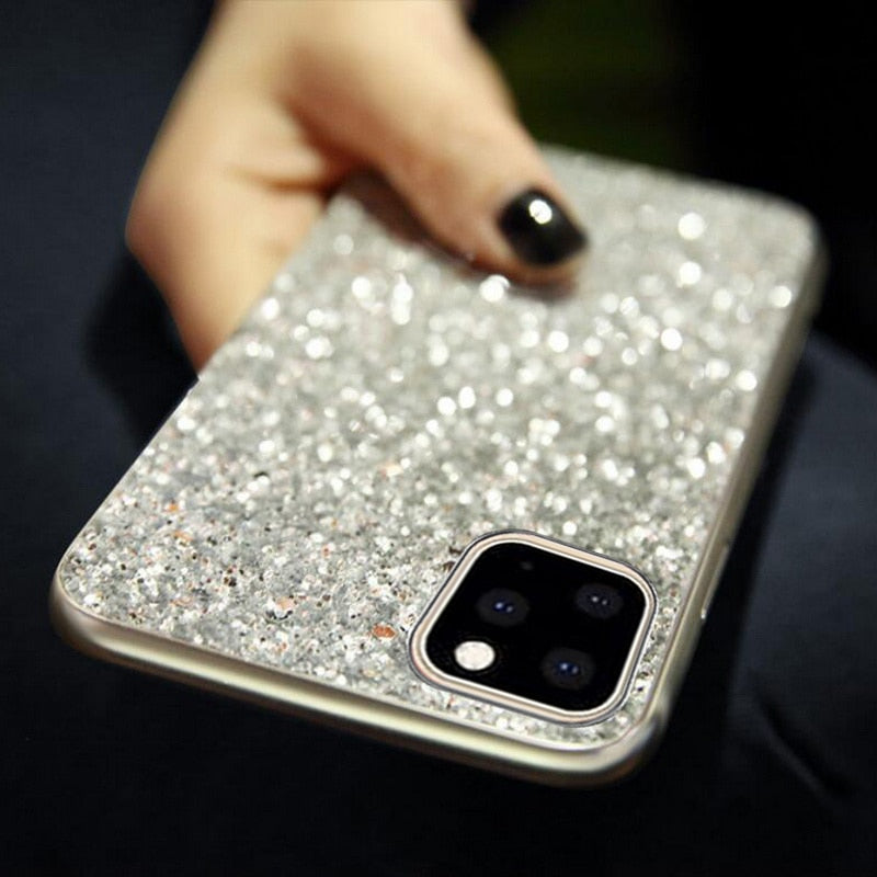 Luxuriöse Strass-Glitzer-Hülle für iPhone