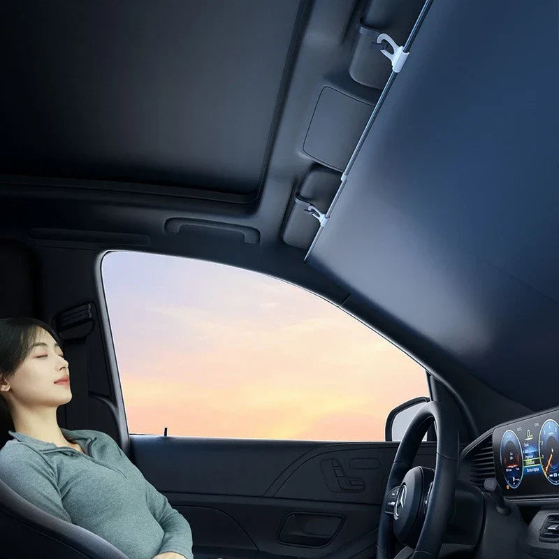 Einziehbare Anti-UV-Licht Auto Windschutzscheiben Sonnenblende