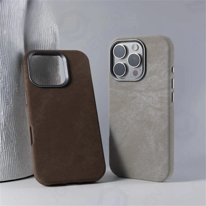 MagSafe iPhone Stoßfeste Flanellfaserhülle