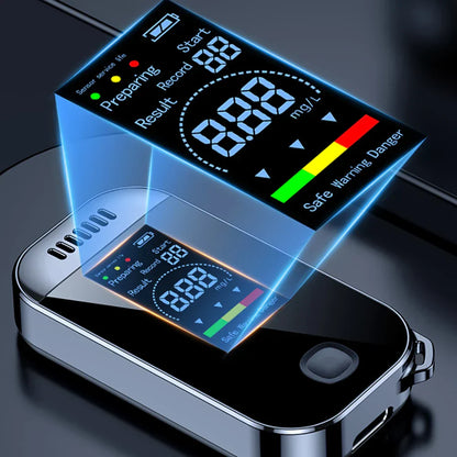 Digitaler Alkoholtester | Präzise Messungen und LCD-Display