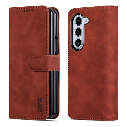 Leder Flip Cover Samsung Z Fold Magnetische Brieftasche Hülle