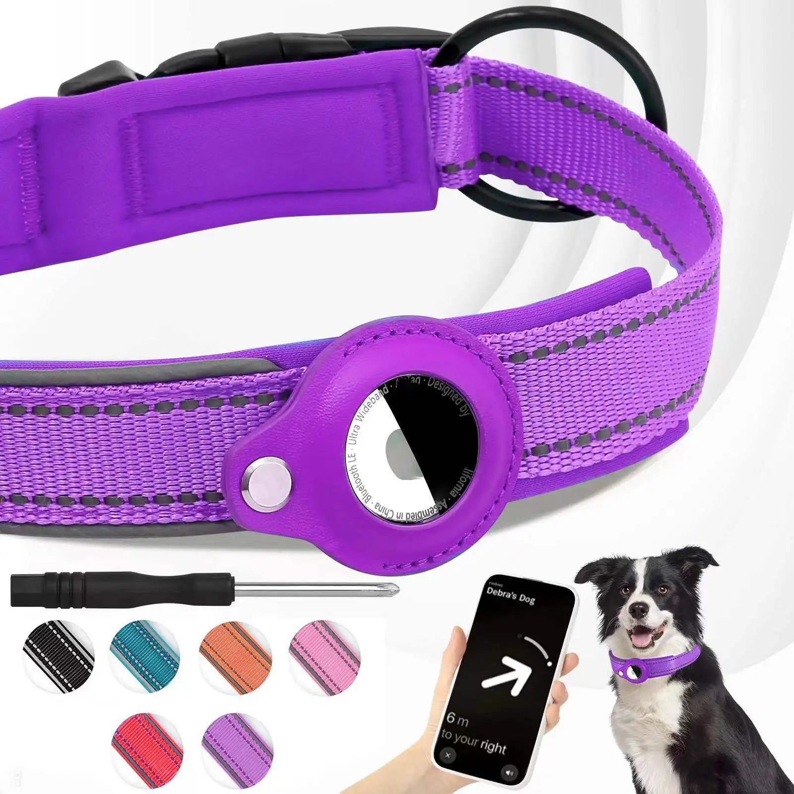 SafePaw – Das stilvolle AirTag Hundehalsband für maximale Sicherheit unterwegs