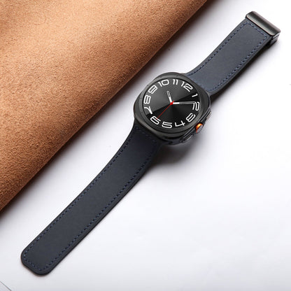 Silikon magnetisches Lederarmband für Samsung Watch Ultra