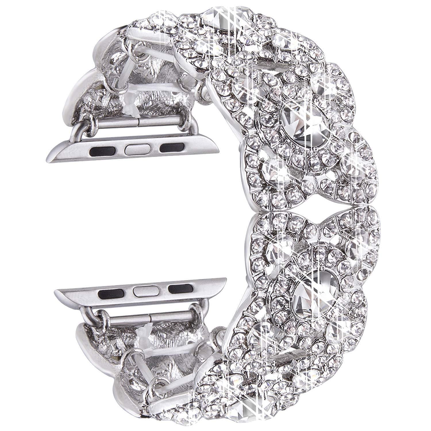 Blume Metall Diamant Band für Apple Watch