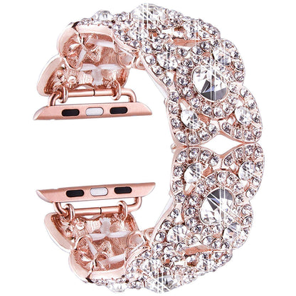 Blume Metall Diamant Band für Apple Watch