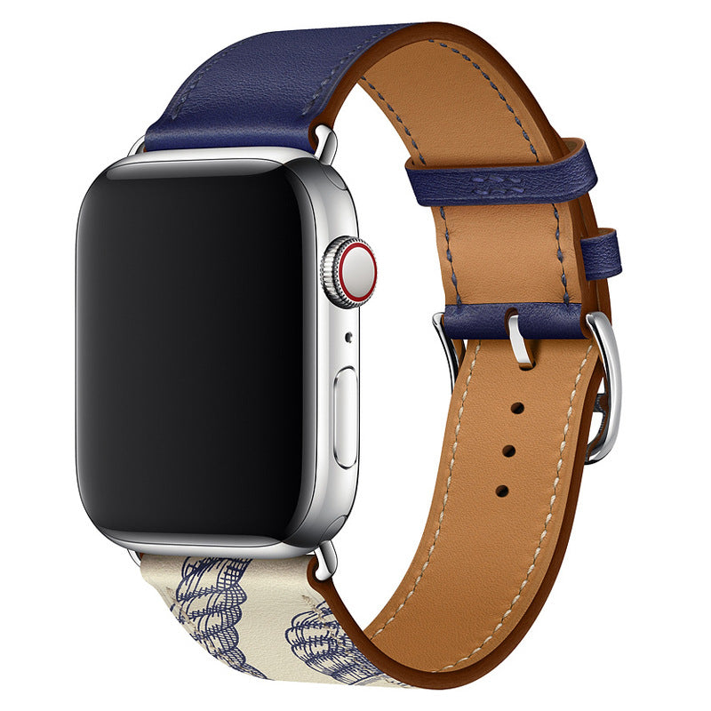 Apple Watch echtem Leder handgefertigtes Armband