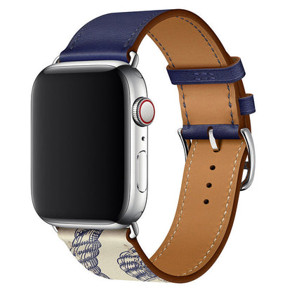 Apple Watch echtem Leder handgefertigtes Armband