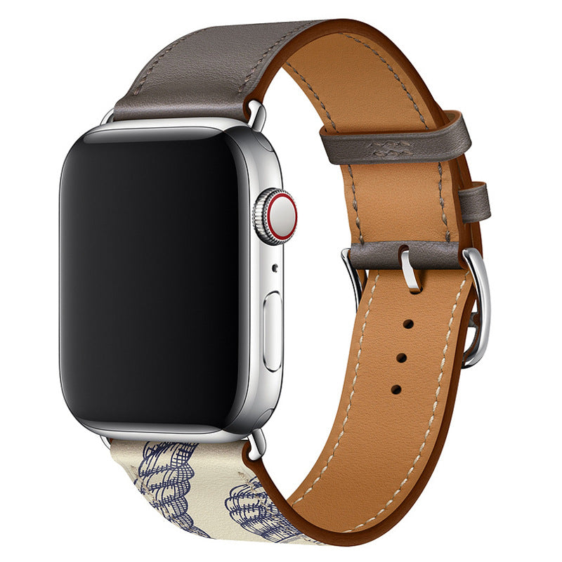 Apple Watch echtem Leder handgefertigtes Armband