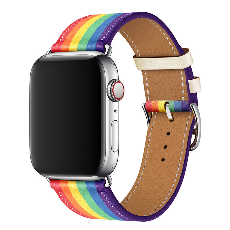 Apple Watch echtem Leder handgefertigtes Armband