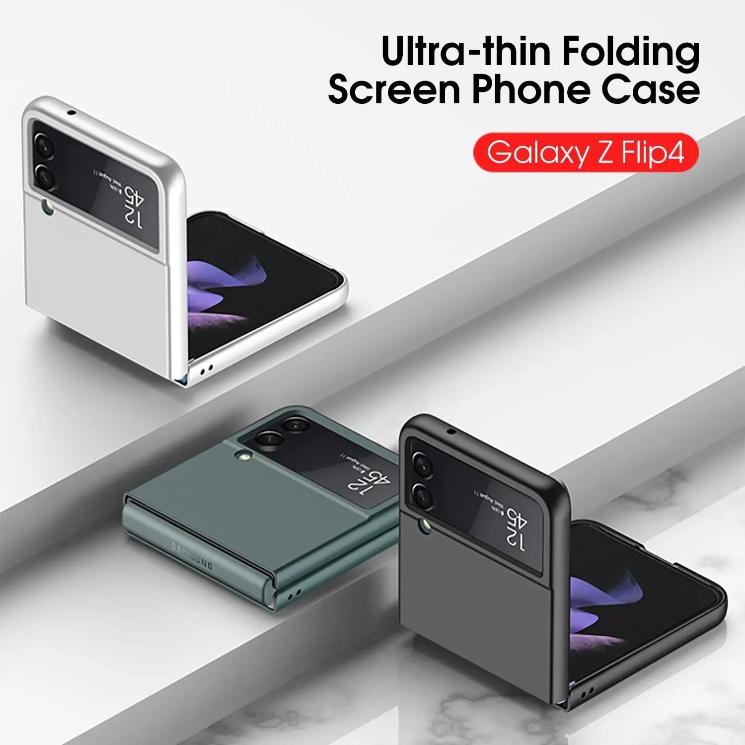 Ultraleichte Luxus-Business-Hülle für Samsung Galaxy Z Flip 4