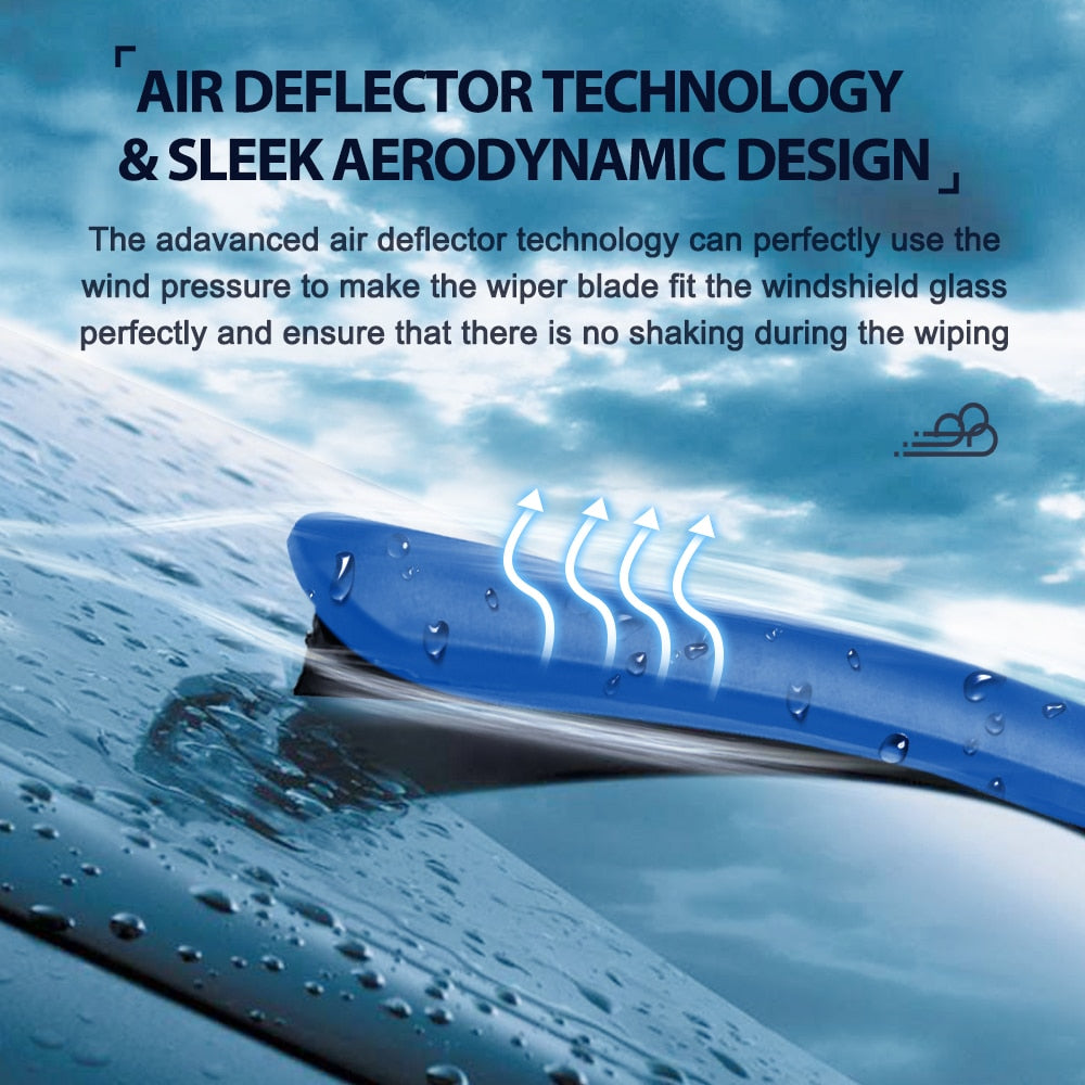 Auto Regenbogen Bunte Scheibenwischerblatt