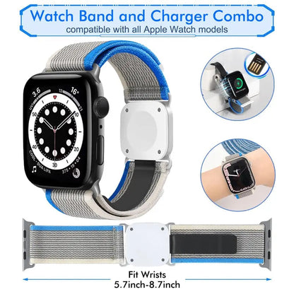 Pinnacle Loop-Armband mit USB-Ladefunktion für die Apple Watch