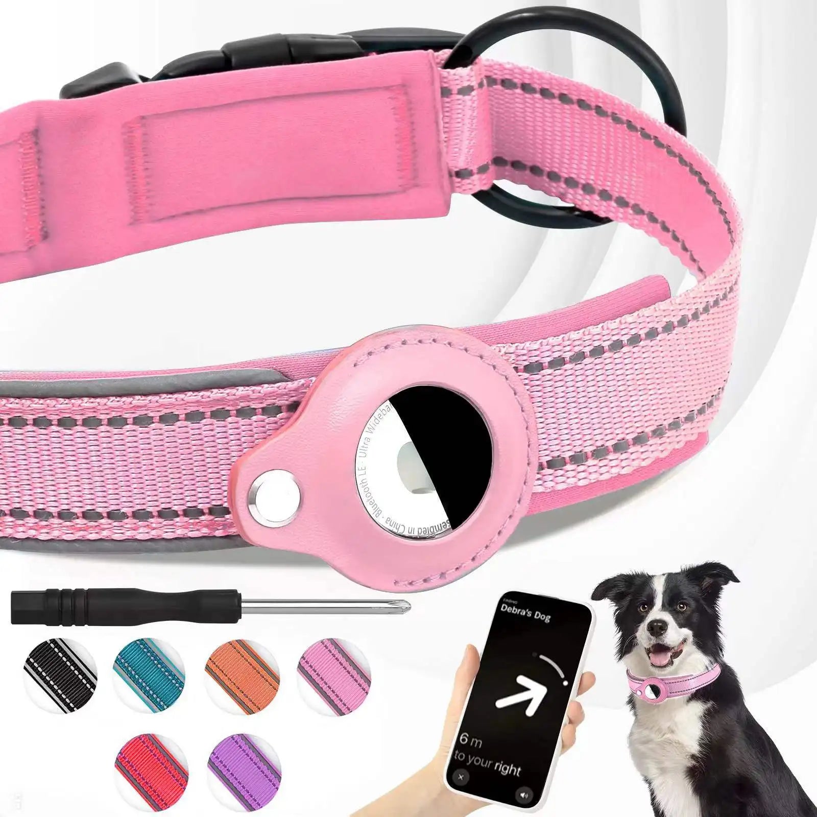 SafePaw – Das stilvolle AirTag Hundehalsband für maximale Sicherheit unterwegs