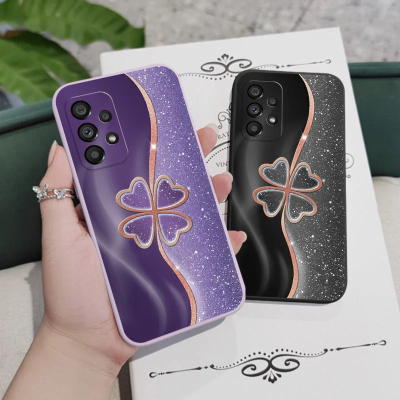 Glückliches Gras Etui für Samsung Galaxy