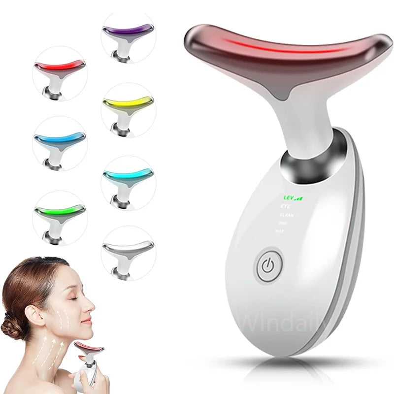 Anti-Falten Gesichtsmassager: 7 Farben Hautstraffungsgerät
