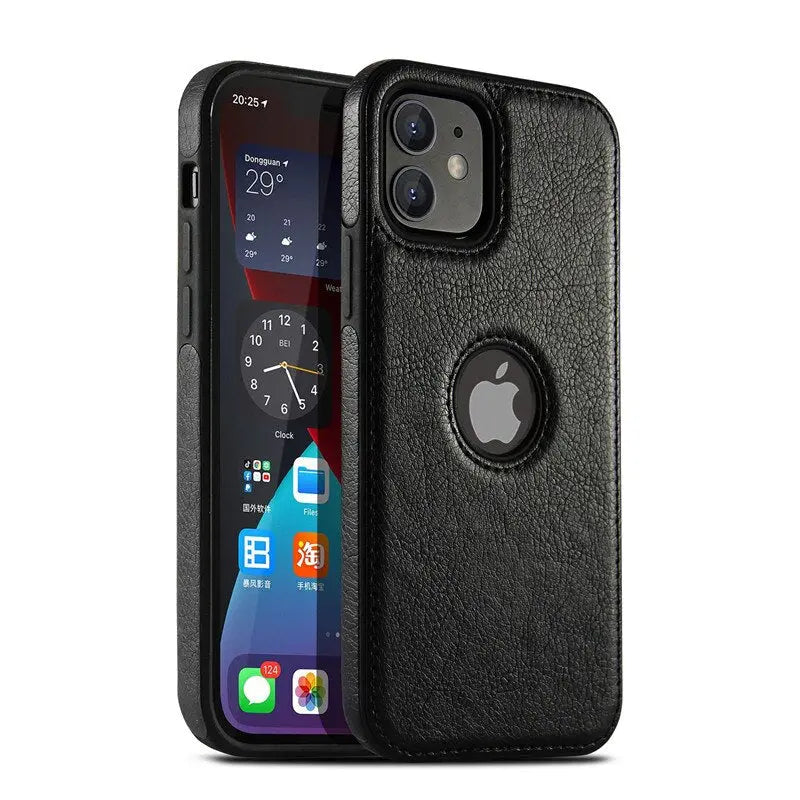 EleganceLeather Luxus-Case für iPhone 15