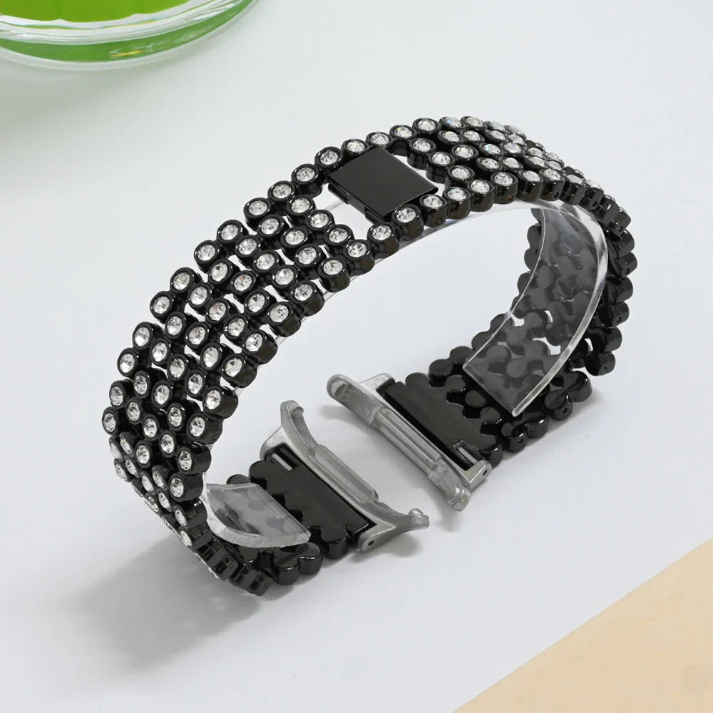 Elegante Diamant Metall Armband für Samsung Galaxy Watch 7 Ultra 47mm