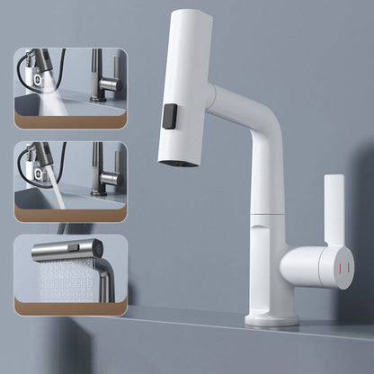 WaterMaster Flexibler LED Küche &amp; Bad Wasserhahn – 360° Schwenkbar, Herausziehbarer Schlauch &amp; 5 Sprühmodi
