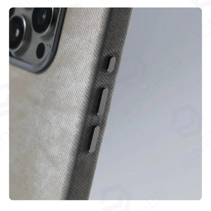 MagSafe iPhone Stoßfeste Flanellfaserhülle