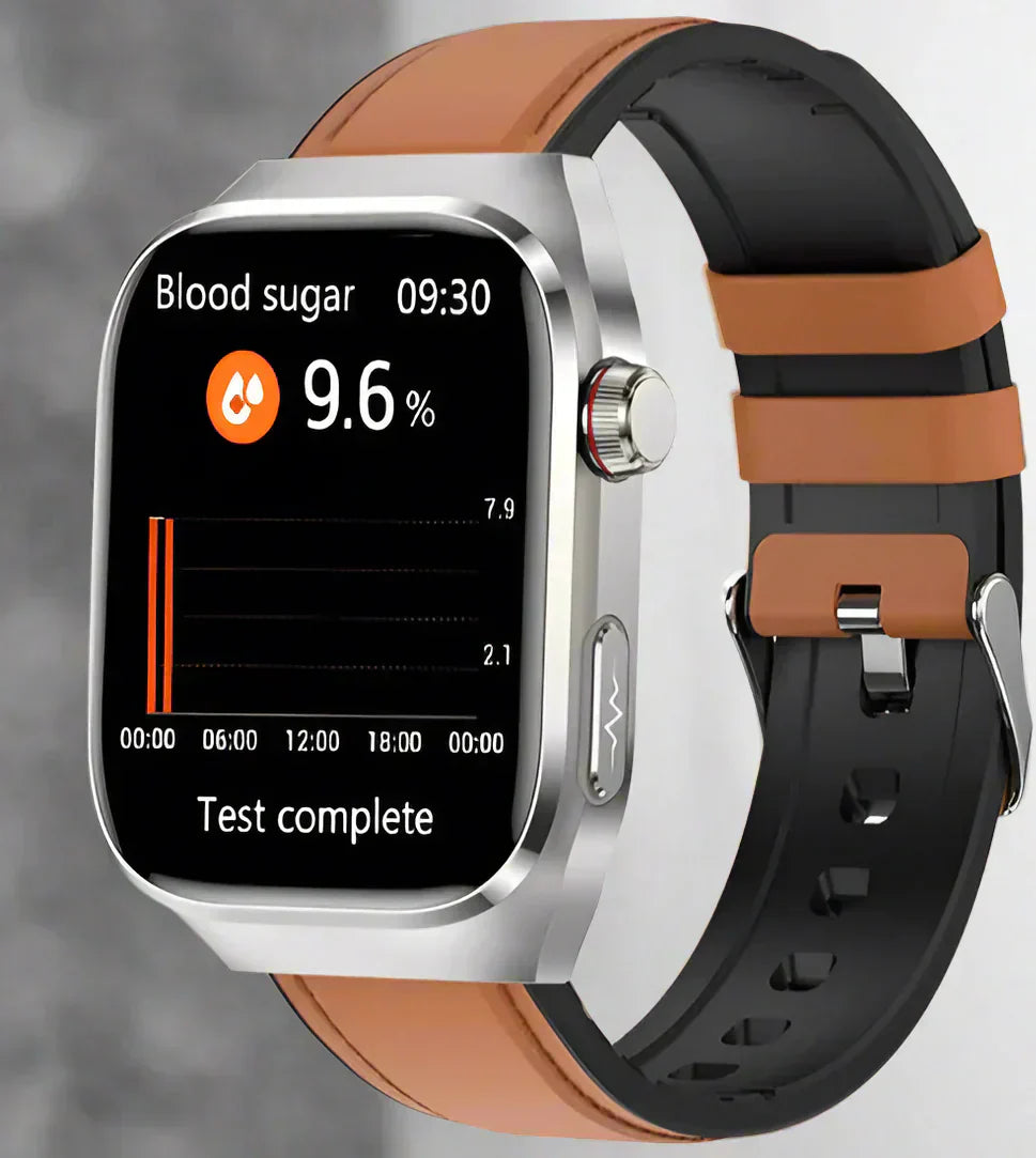 Fortschrittliche Gesundheits-Smartwatch | ECG- und Blutzuckerüberwachung