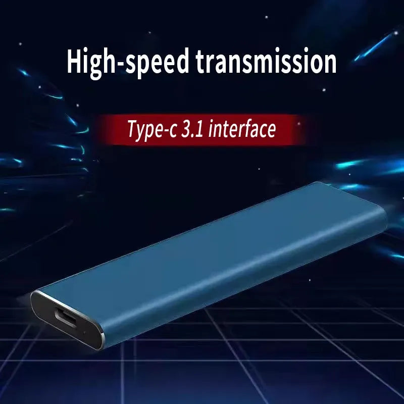 Externes Festplattenlaufwerk 4 To | Ultradünner tragbarer USB-C-Speicher