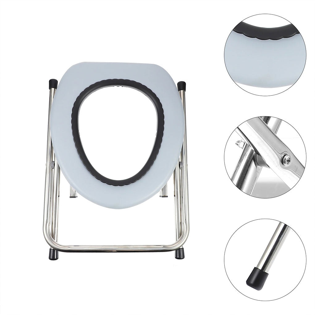 Senior Support Badezimmer Helfer Klappbarer Toilettenstuhl