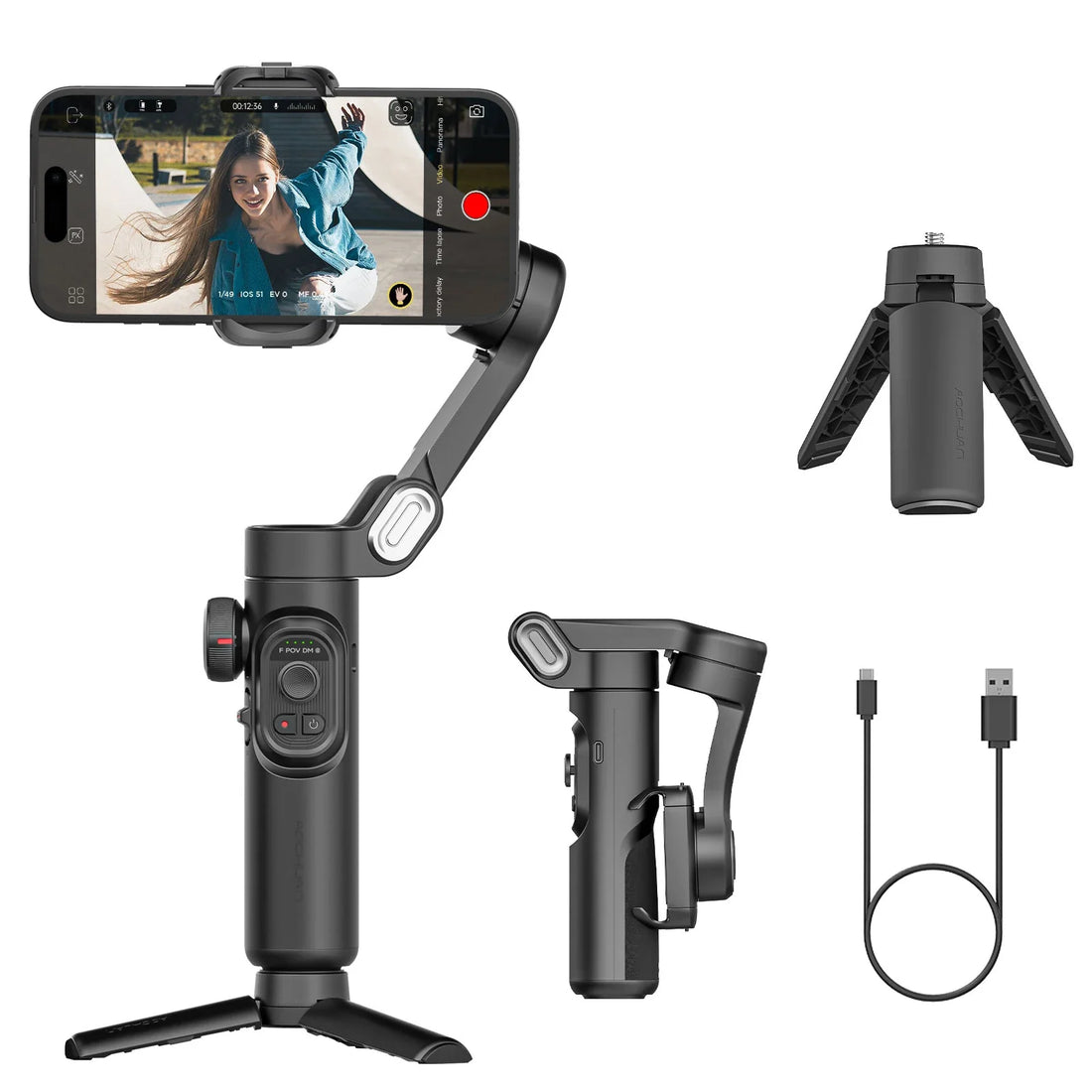 Smart XE 3-Achsen Gimbal-Stabilisator für iPhone &amp; Android