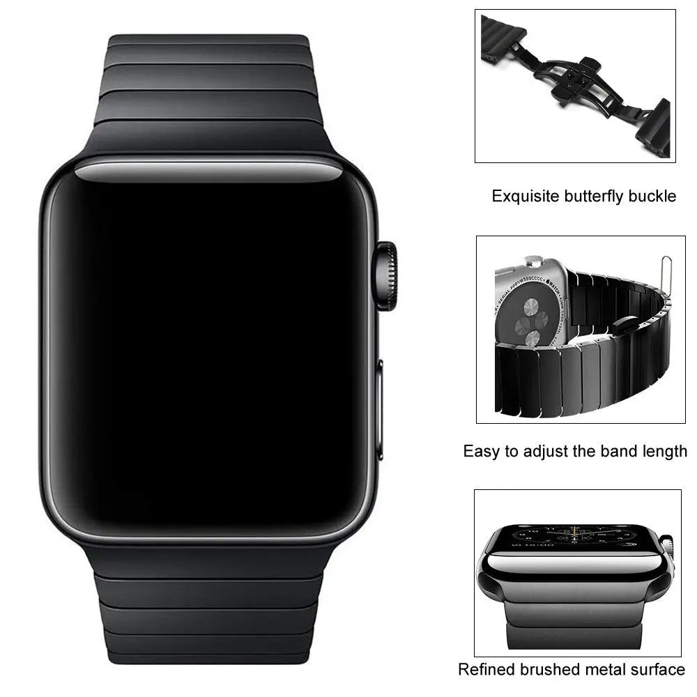 Zelara Armor Bumper Case Edelstahlarmband für Apple Watch