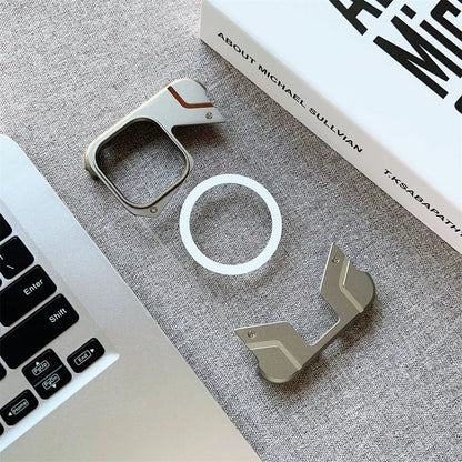 Magnetisches Titan Kein Rahmen iPhone 16 Hülle