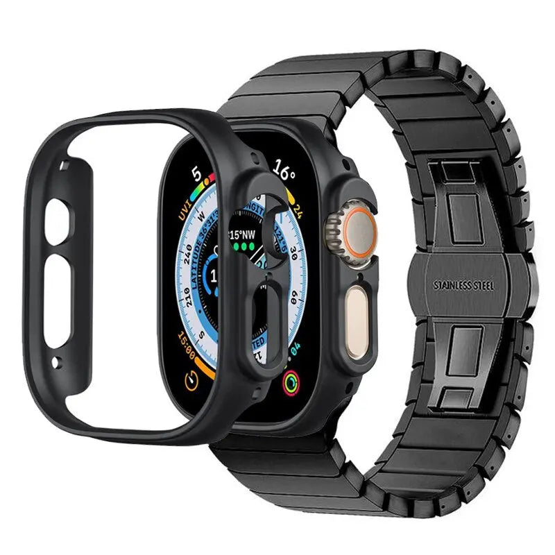 Zelara Armor Bumper Case Edelstahlarmband für Apple Watch