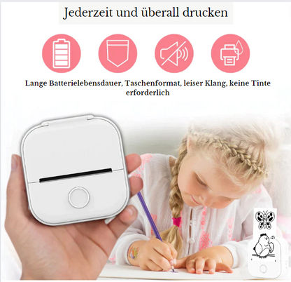 Tragbarer Thermodrucker | MiniPrint™ | Kabellos &amp; Tintenfrei | 50% Rabatt