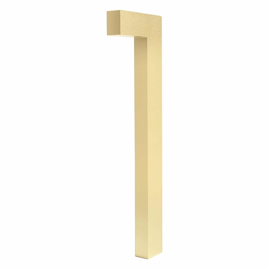 Schwimmende Hausnummer Messing | Hausnummernschild Art Deco