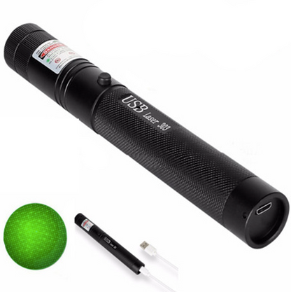 Zelara-Power Laserpointer 303 - Wiederaufladbarer sichtbarer USB-Laserpointer mit hoher Leistung