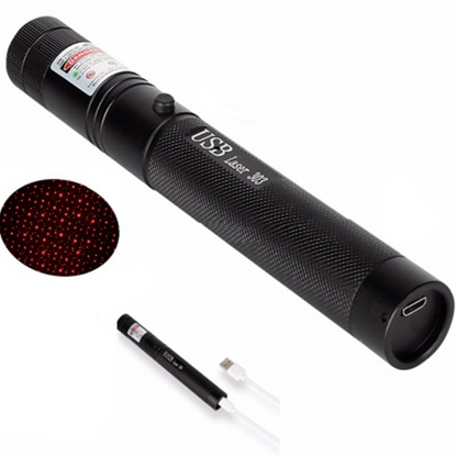 Zelara-Power Laserpointer 303 - Wiederaufladbarer sichtbarer USB-Laserpointer mit hoher Leistung